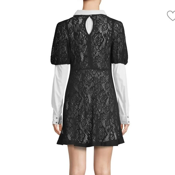 NWT Free People Pretty Princess Lace Overlay Dress - Picture 3 of 7